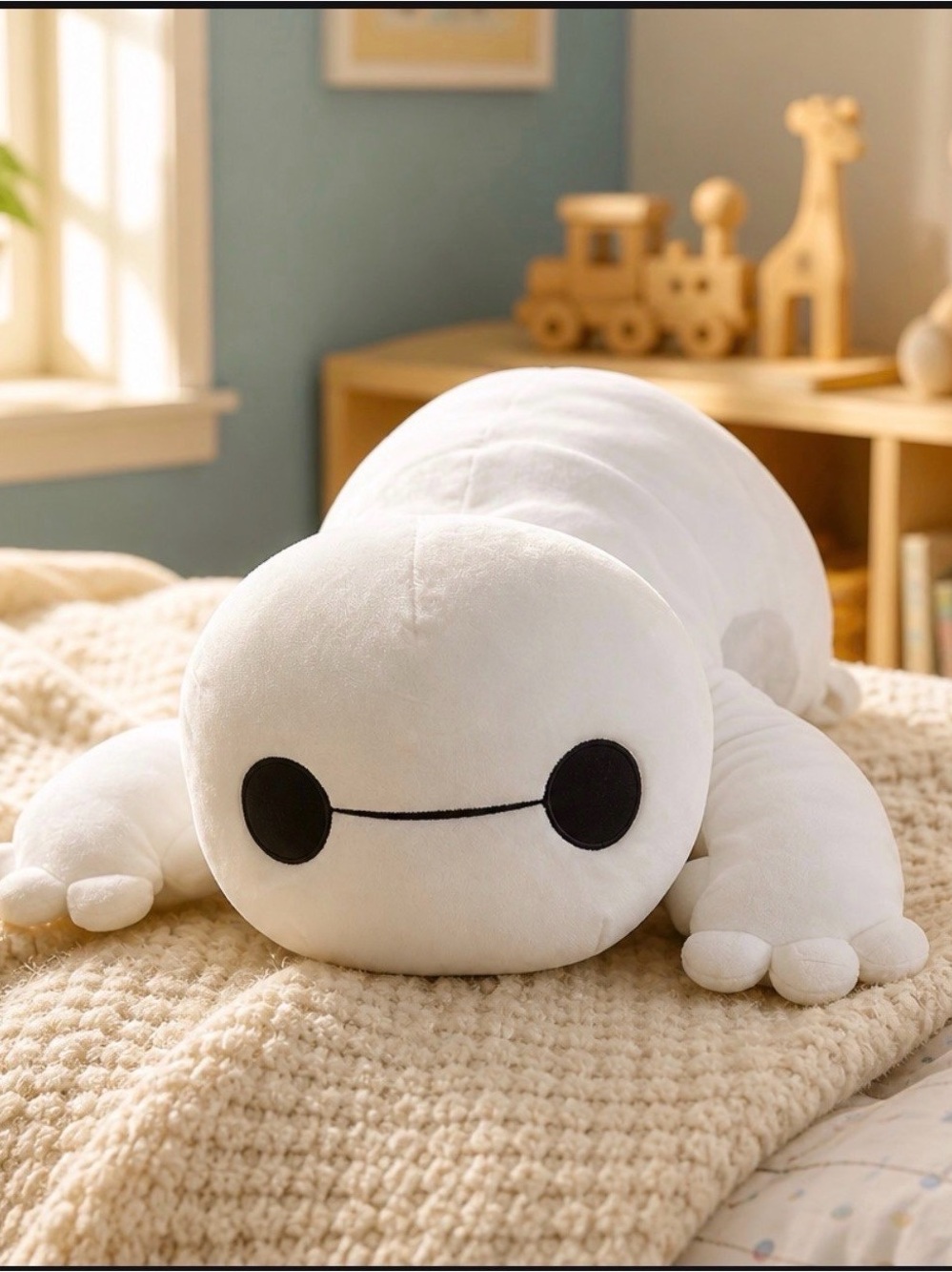 Disney Cuddleez Baymax Plush Stuffed Toy - Baymax Character, Disney Franchise